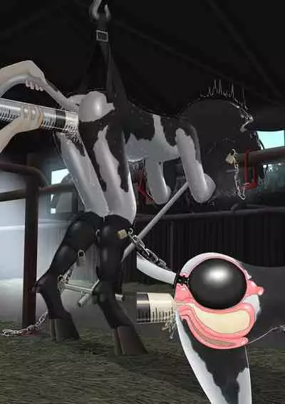 Cow Painted Girl shinshi zaibatsu