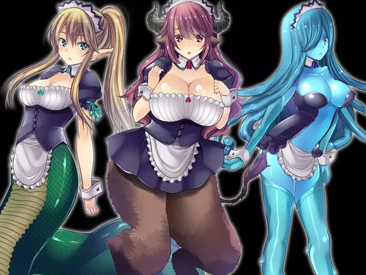 Sannin no Dosukebe Monster Maid-tachi ni Nakadashi Shimakutta Kekka...