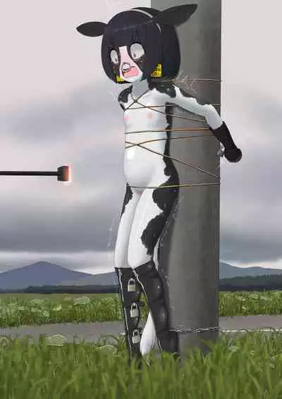 Cow Painted Girl shinshi zaibatsu