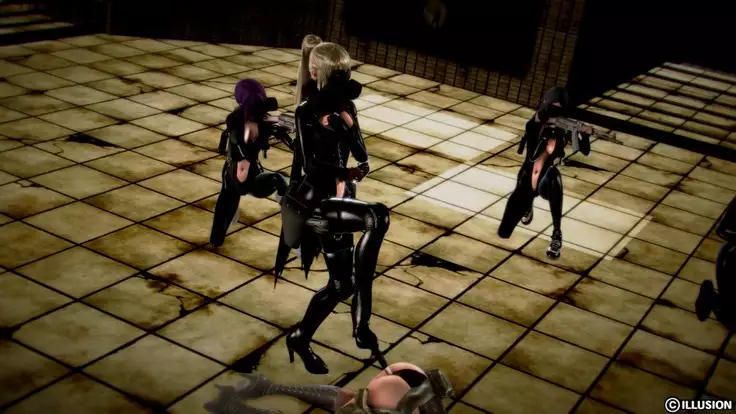 Female Spy Force Fight