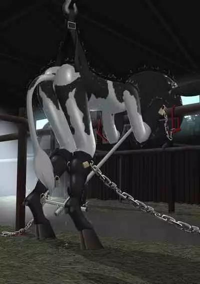 Cow Painted Girl shinshi zaibatsu