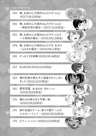 Kokoro ga Yomeru Kare to, Ecchi na Mousou o Suru Kanojo.