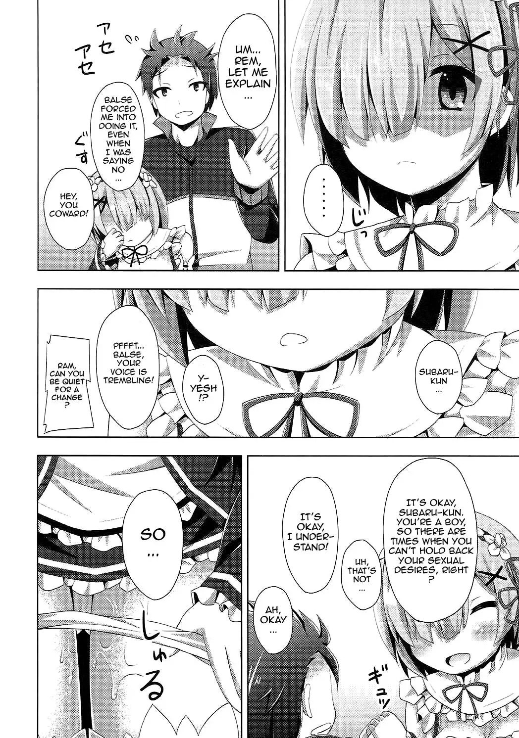 "A Subaru-kun Ecchi Shimasu?" "Chotto Barusu Nani Jiro Jiro Miten no yo" {doujin-moe.us}