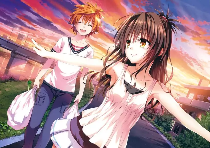 To Love-Ru -Trouble- Darkness Artbook Harem Gold