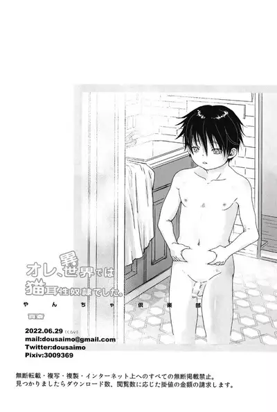 [YANCHA CLUB (DOUSAI)] Ore, Isekai de wa Nekomimi Seidorei Deshita.