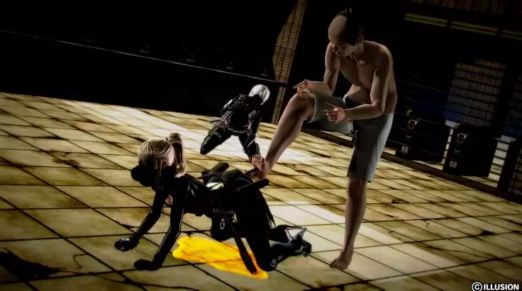 Female Spy Force Fight