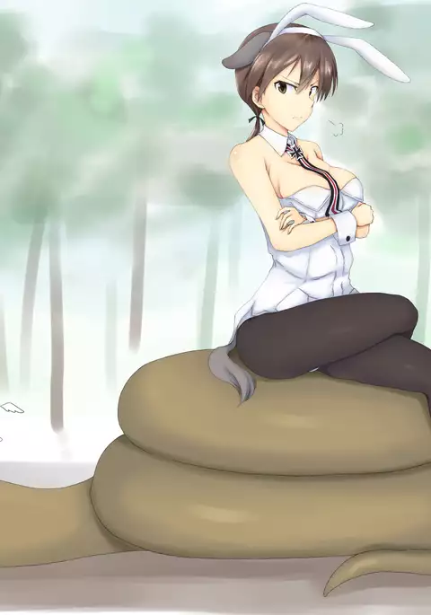 蛇とお姉ちゃん。