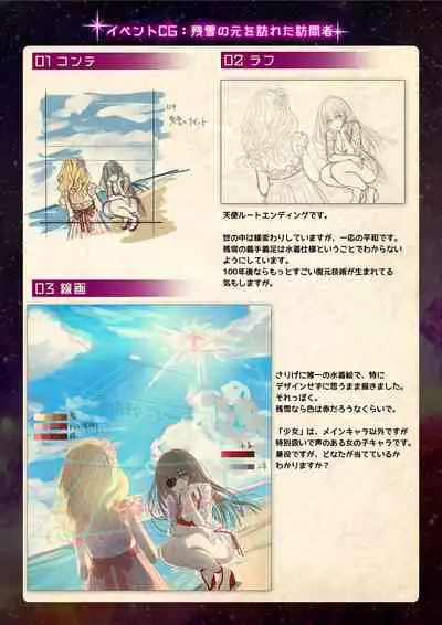 【魔法少女消耗戦線DEADΩAEGIS】デジタルラフ原画集