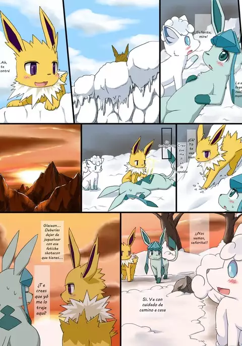 Snow cave/Cueva helada