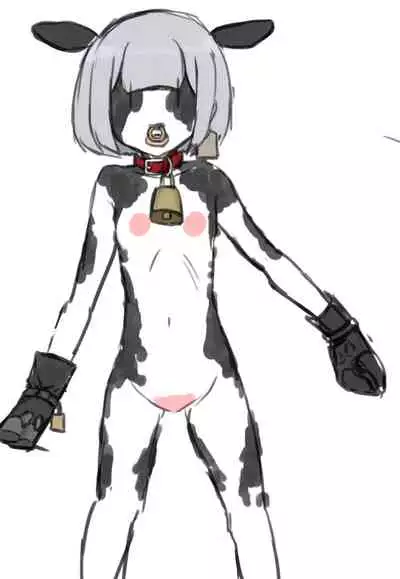 Cow Painted Girl shinshi zaibatsu