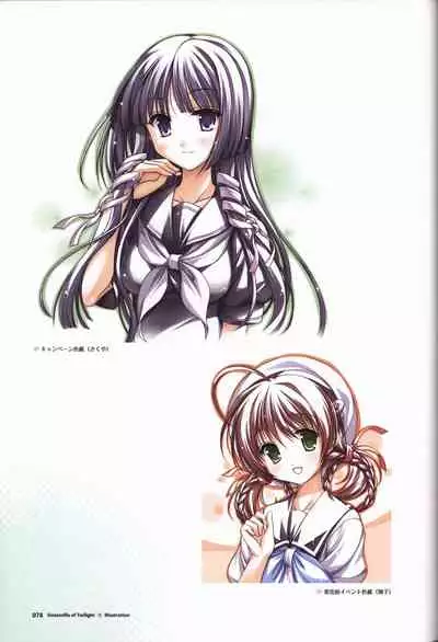 Tasogare no Sinsemilla Official Visual Fan book