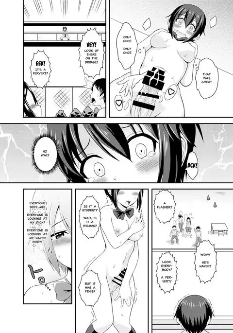 Futanari Roshutsu JK desu ga? | What If I'm A Naked Futanari??