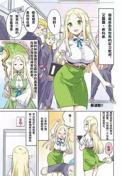 Where is the elf teacher's toilet?