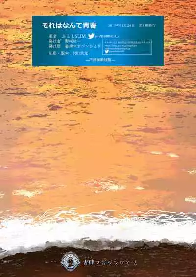 Sore wa Nante Seishun | What a youthful time of life