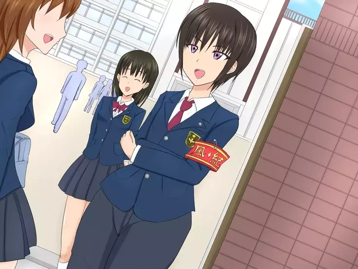 Fuuki Iinchou no Mesu Ochi Densha Josou de Chikan Bokumetsu Sakusen