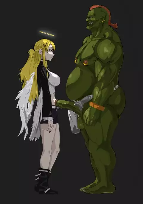 Tenshi-chan vs Orc-kun