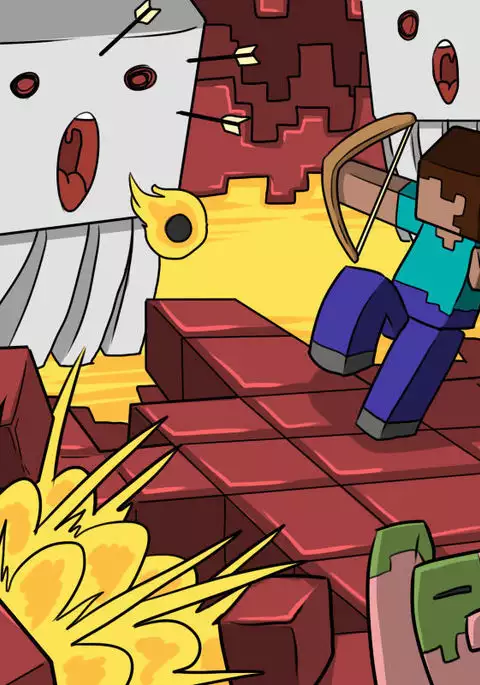 Minecraft <Koukou Daibouken> 3