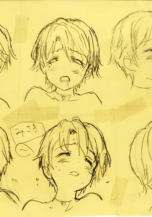 Misaki and Mika Sensei Sketchbook