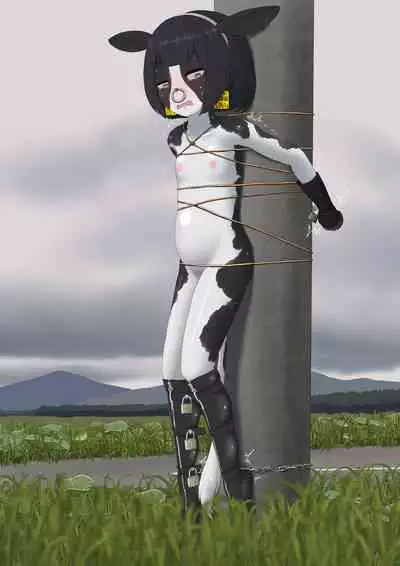 Cow Painted Girl shinshi zaibatsu