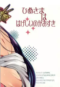 (C86) [Mamedaifukuya (Mameko)] Hime-sama wa Hageshii no ga Osuki (Magi)