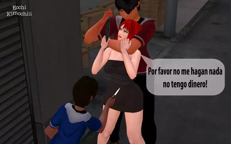 "Robo en el Callejón" parte 1/3 decensored "Ecchi Kimochiii"