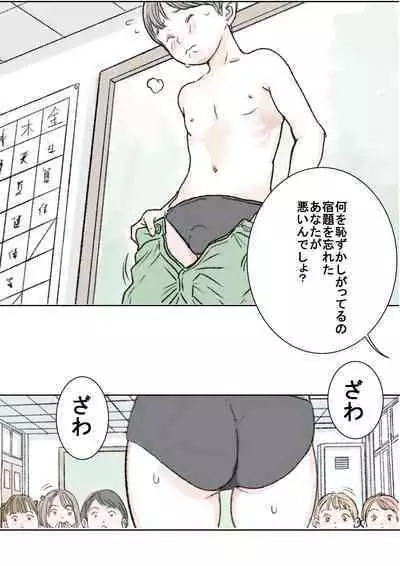 [Tetsuya] Hazukashii Bassoku | The Punishment