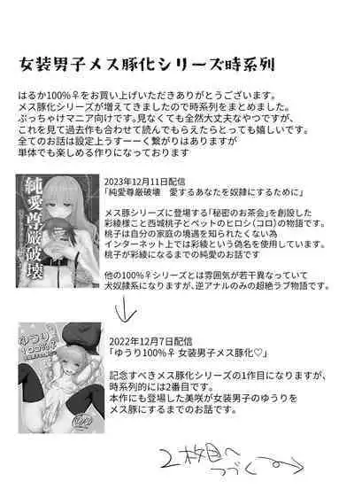 はるか100%♀ 御曹司強制女装メス豚化