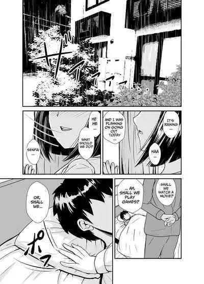 On rainy days, I'm under the covers with my junior...