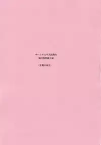 (C66) [Circle Taihei-Tengoku (Horikawa Gorou)] Seigi no Mikata