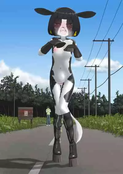 Cow Painted Girl shinshi zaibatsu