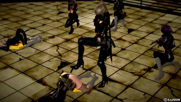 Female Spy Force Fight