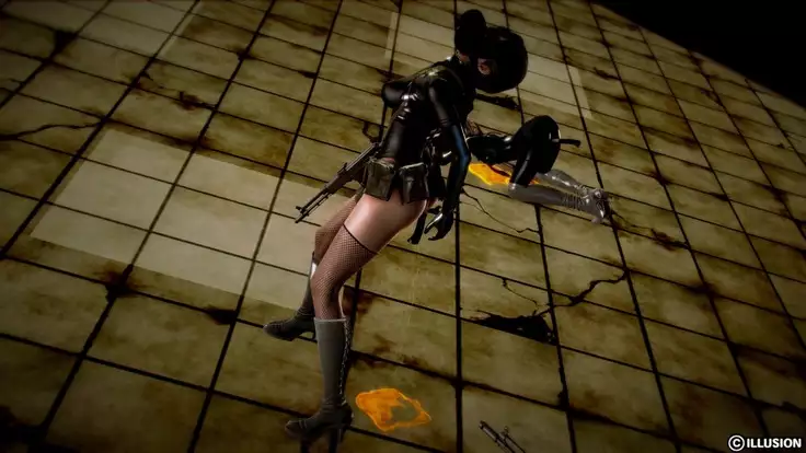 Female Spy Force Fight