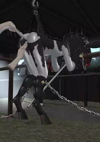 Cow Painted Girl shinshi zaibatsu