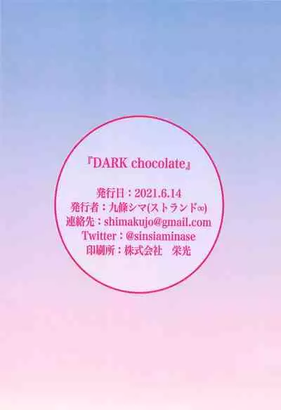 DARK chocolate