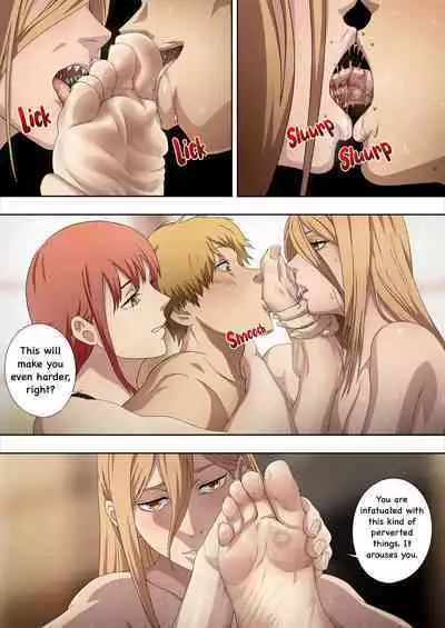 [Footcroft] CHAINSAWMAN - Deal With Footfetish Devil (Chainsaw Man)