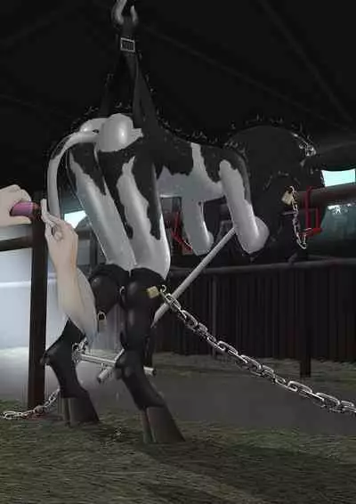 Cow Painted Girl shinshi zaibatsu