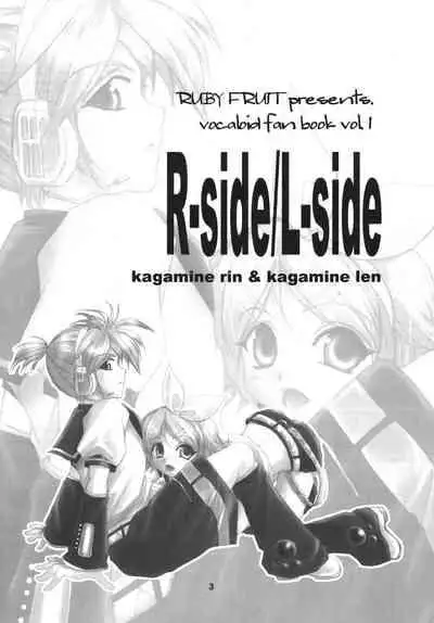 [RUBY FRUIT (Kotoduki Z)] R-Side/L-Side (Vocaloid) [Digital]