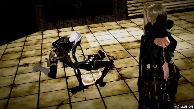 Female Spy Force Fight