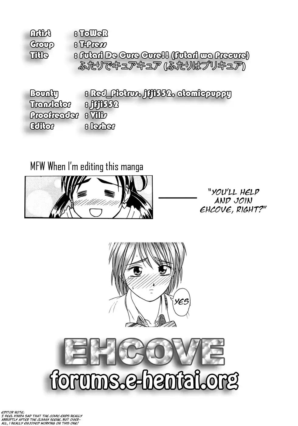 Futari De Cure Cure!! | We Cure Cure Together!!