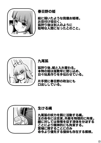 Ikeru nawa o shussan shi tsudzukeru ohimesama to kyubiko