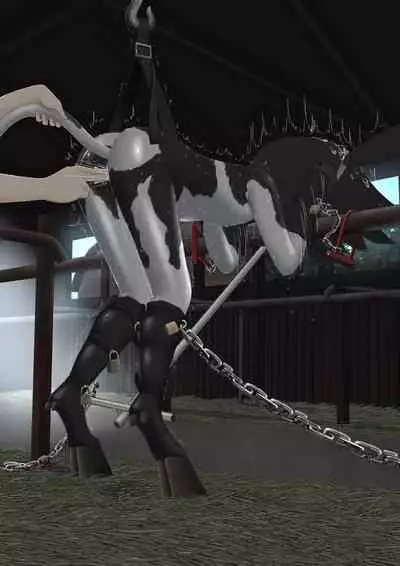 Cow Painted Girl shinshi zaibatsu