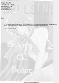 [ASK (Yuuma)] Beauty & Beast (Hellsing)