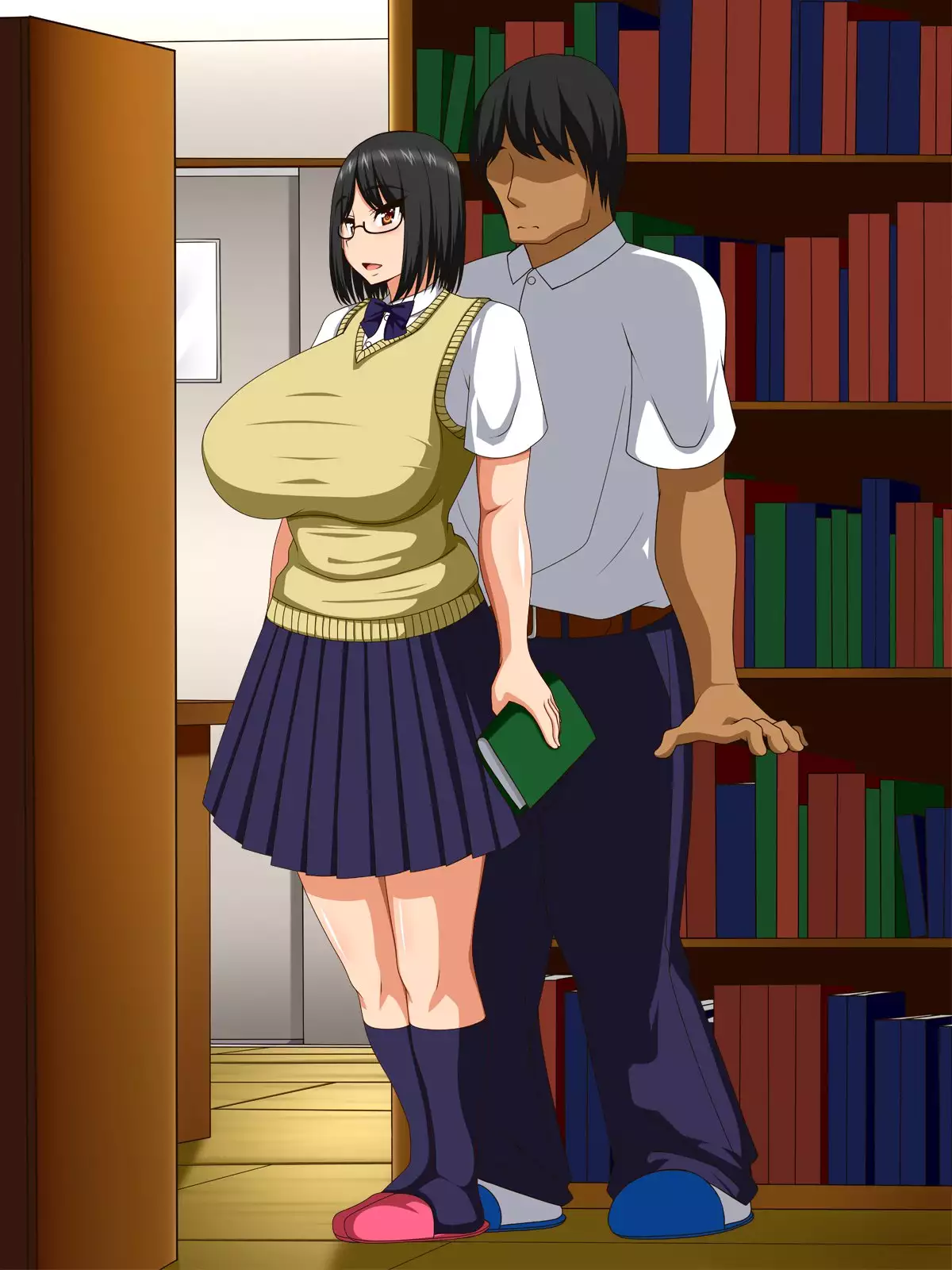 Chikan de Otoshita Kanojo to Dosukebe Deito Majime + Chikan = Megane Musume Bitch