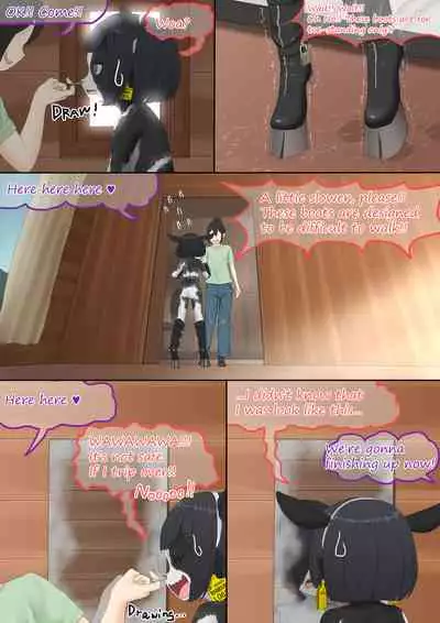 Cow Painted Girl shinshi zaibatsu