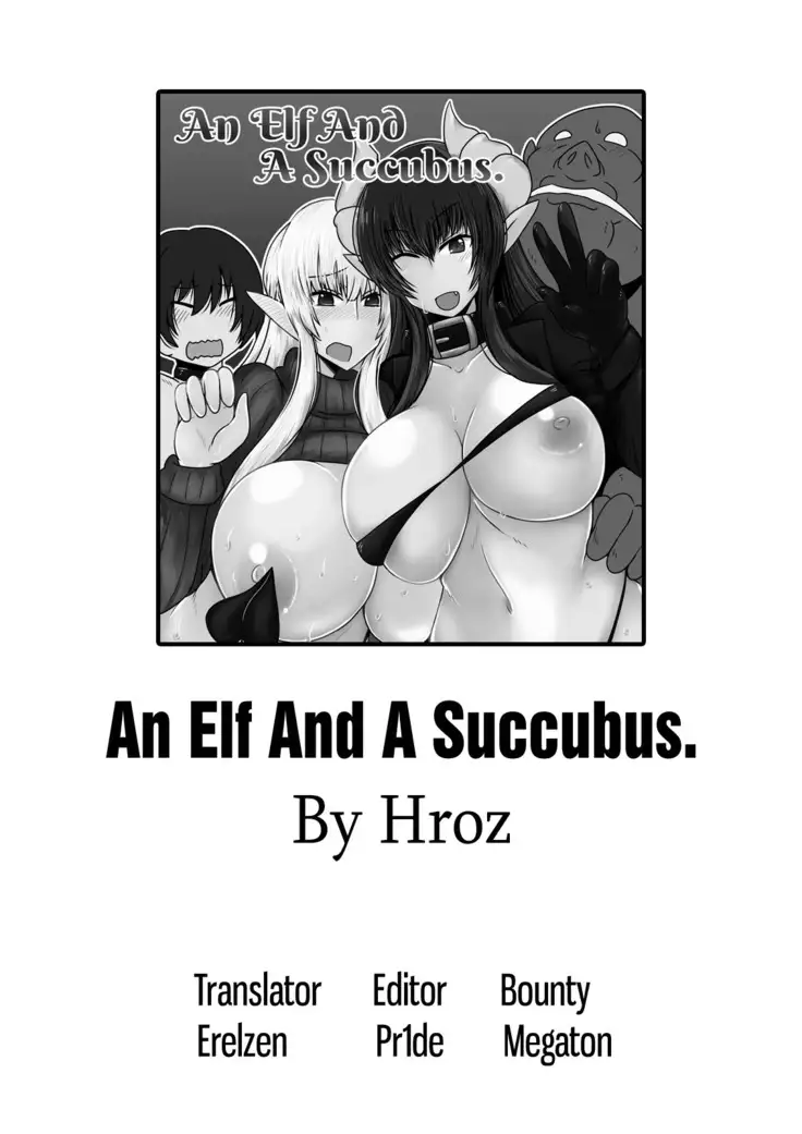 Elf-san to Succubus-san. | An Elf And A Succubus.