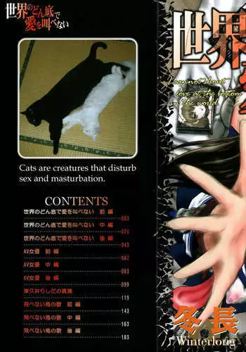 I Cannot Shout for Love from the Bottom of the World