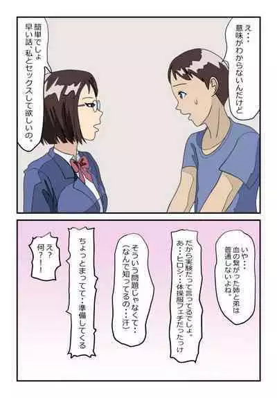 理系メガネの実姉に精液をしぼり取られたらもう姉弟には戻れない