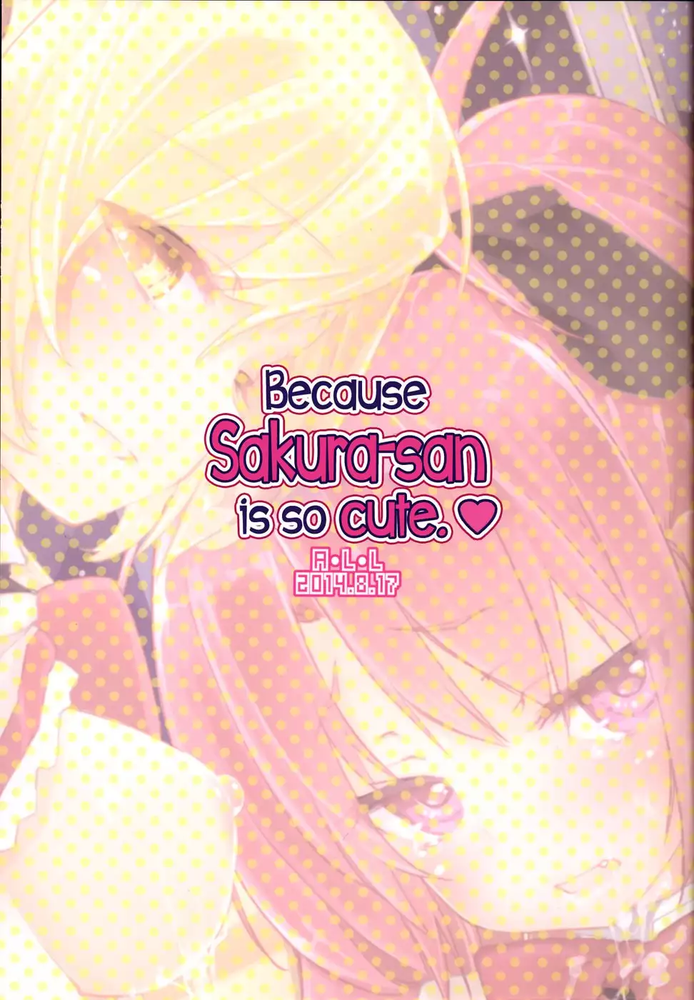 Because Sakura-san is so Cute