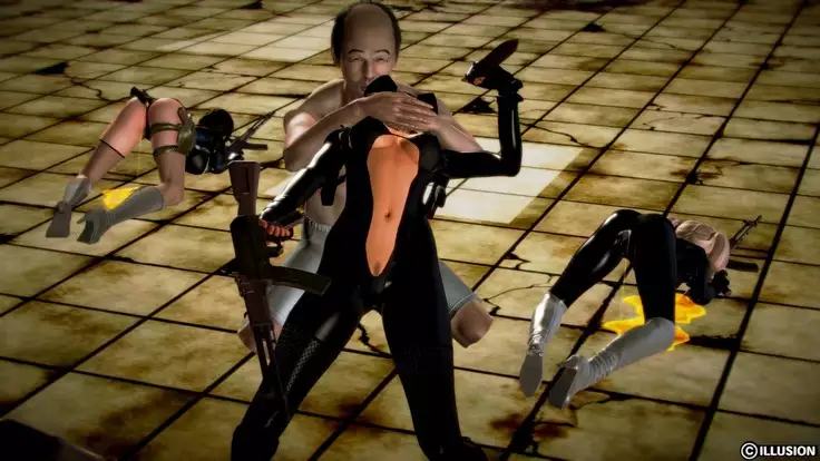 Female Spy Force Fight