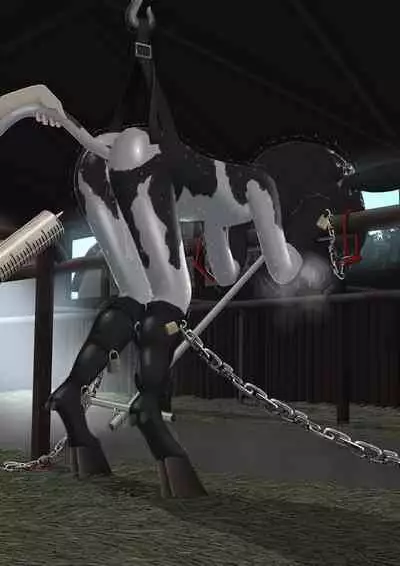 Cow Painted Girl shinshi zaibatsu